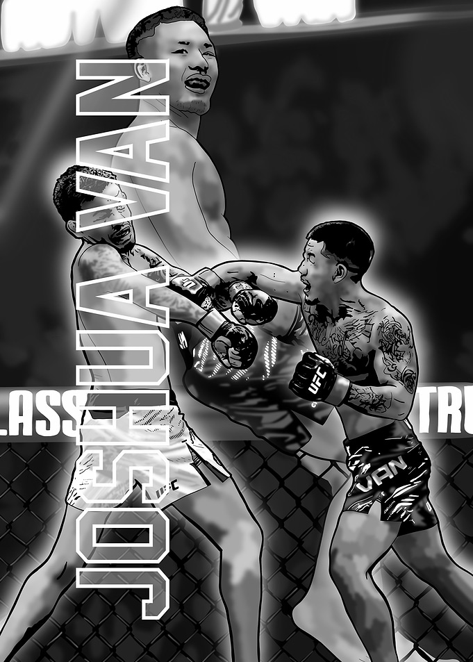 Joshua Van UFC Fight Illustration