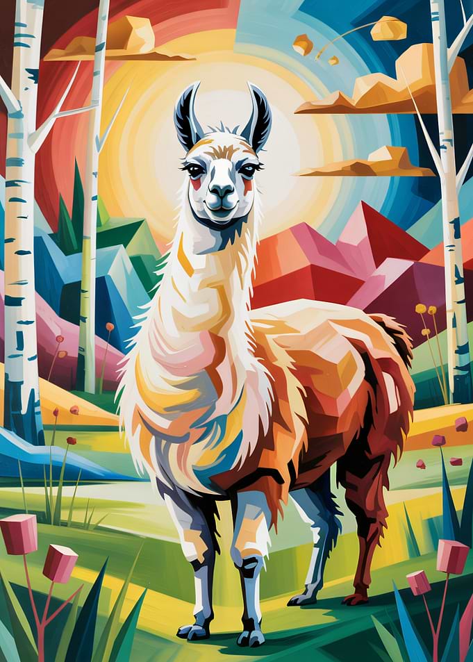 Funny Llama