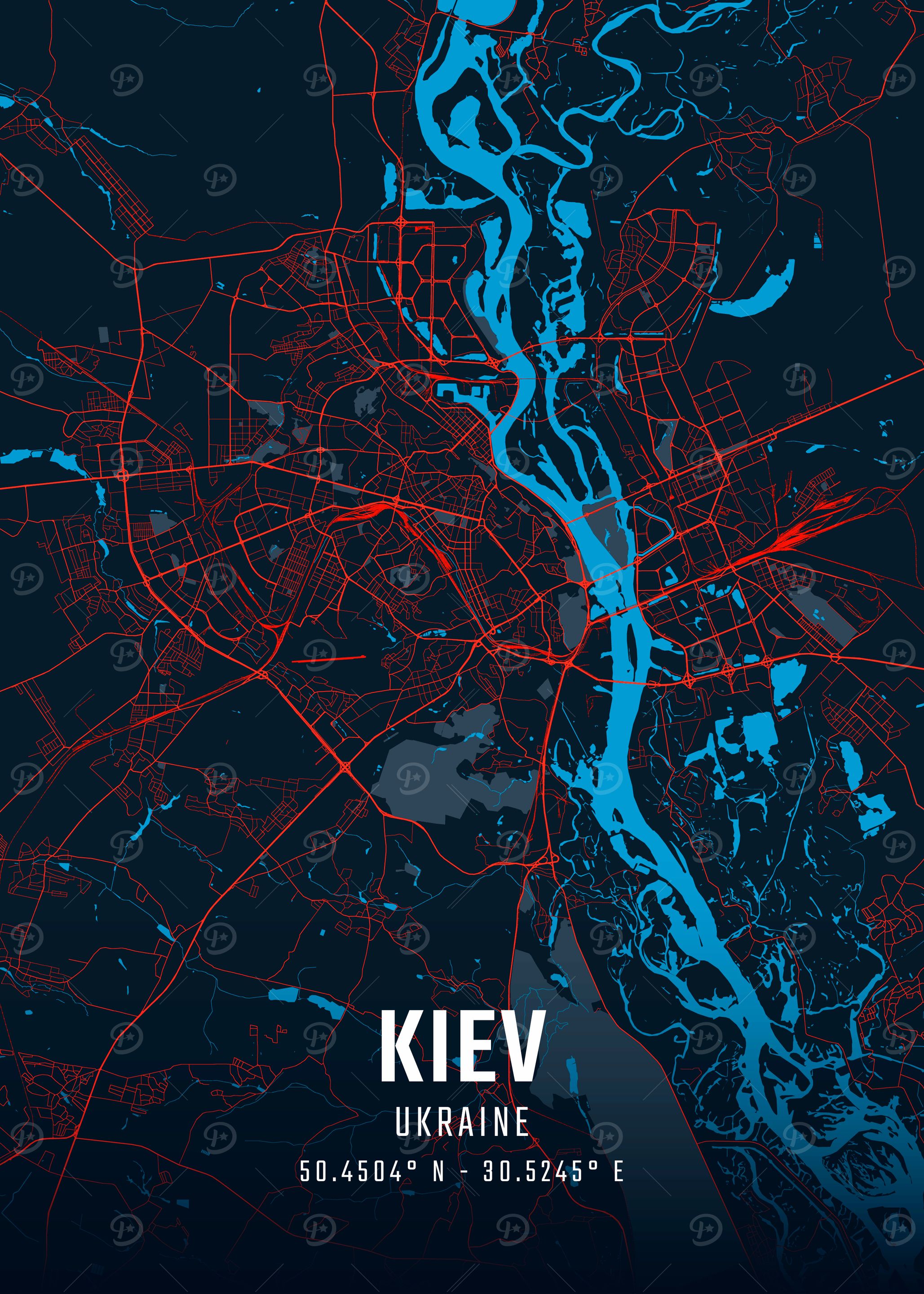 Kiev City Map