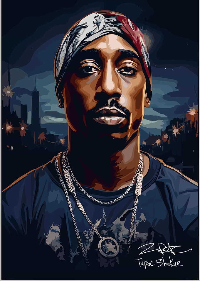 Tupac Shakur Portrait