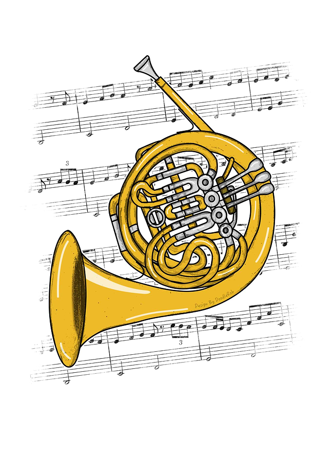 French Horn Music Notation