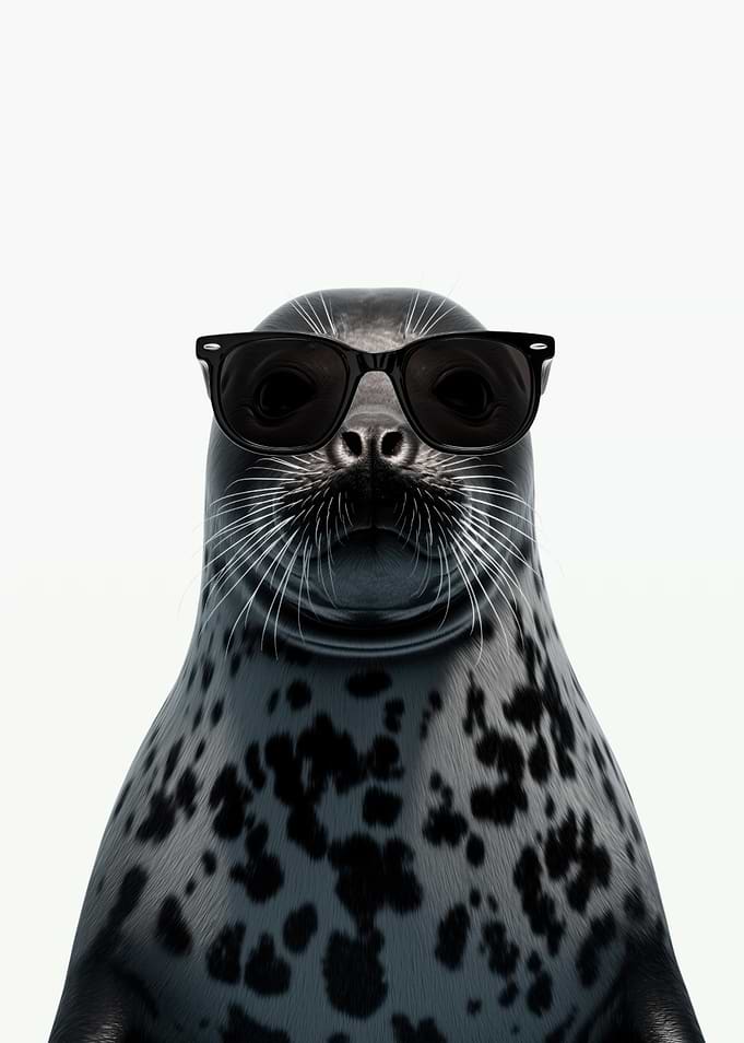 Cool Seal with Sunglasses