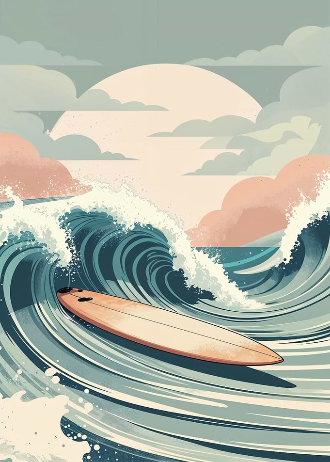 Vintage Ocean Ride