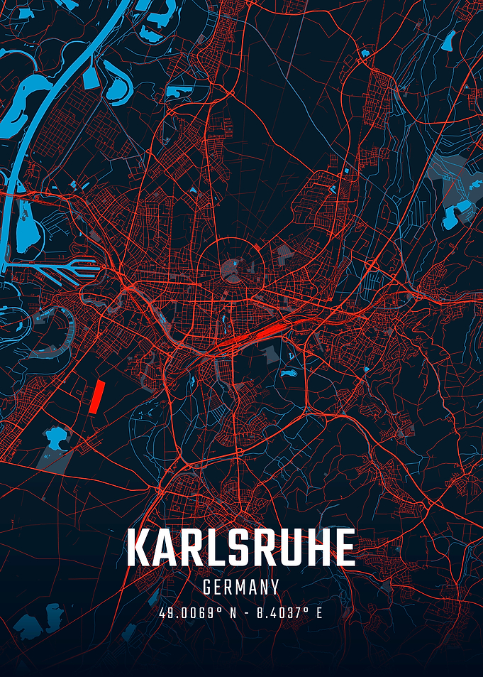 Karlsruhe City Map