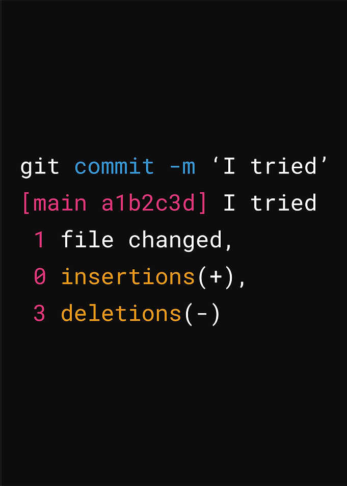 Git Commit Message: I Tried