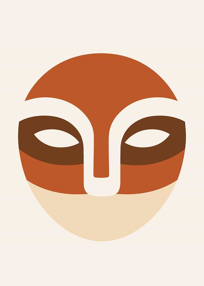 Abstract Face Illustration