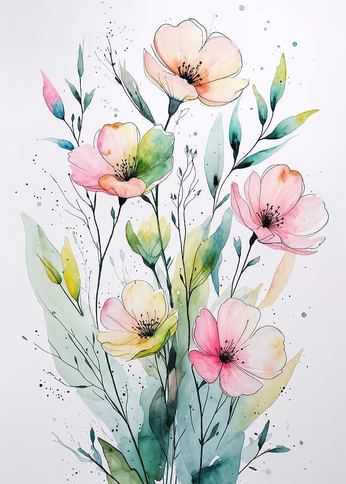 Pastel Petal Harmony