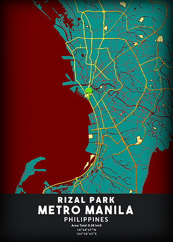Rizal Park Metro Manila Map