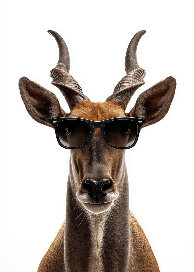 Cool Eland with Sunglasses