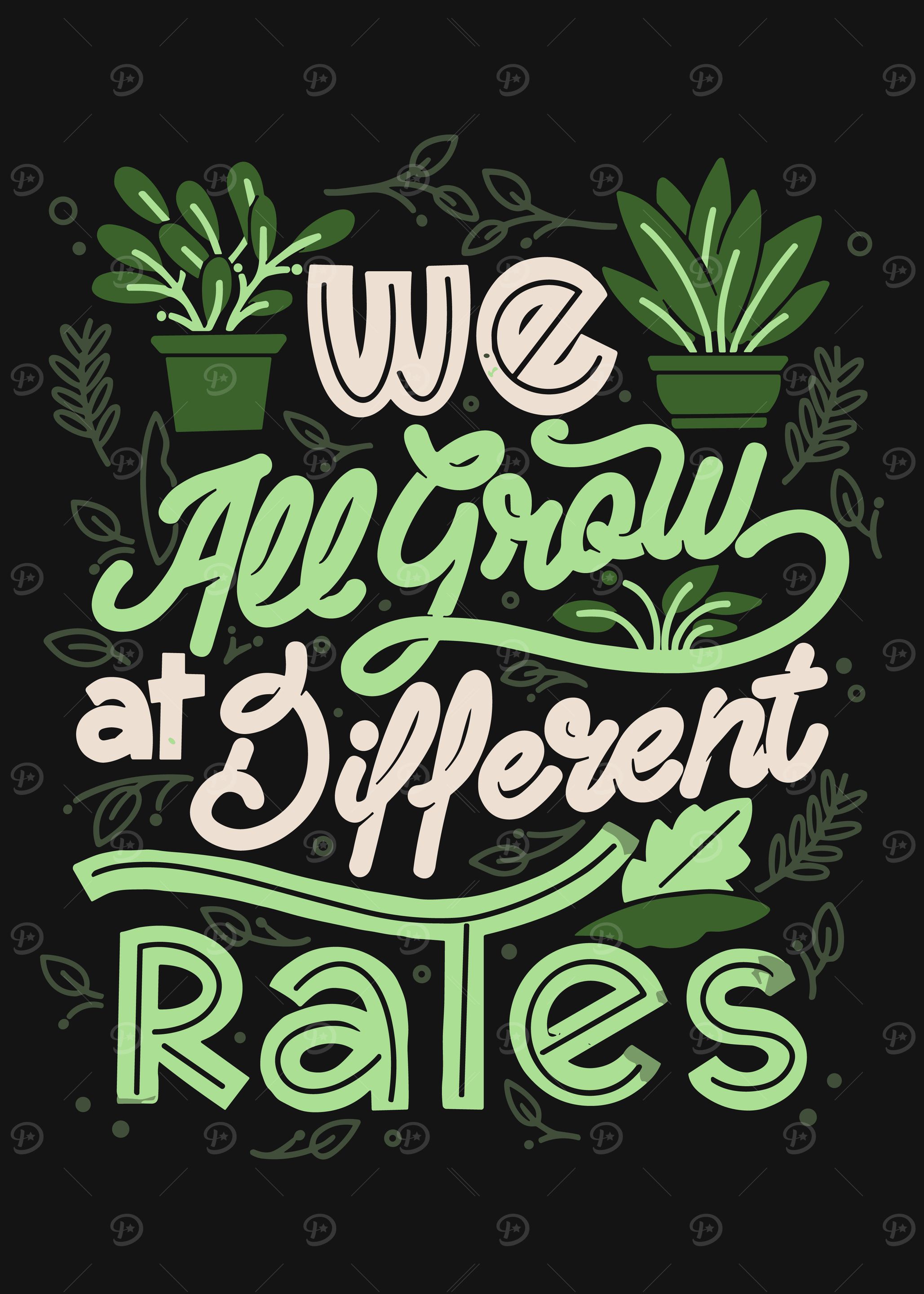 We All Grow at Different Rates