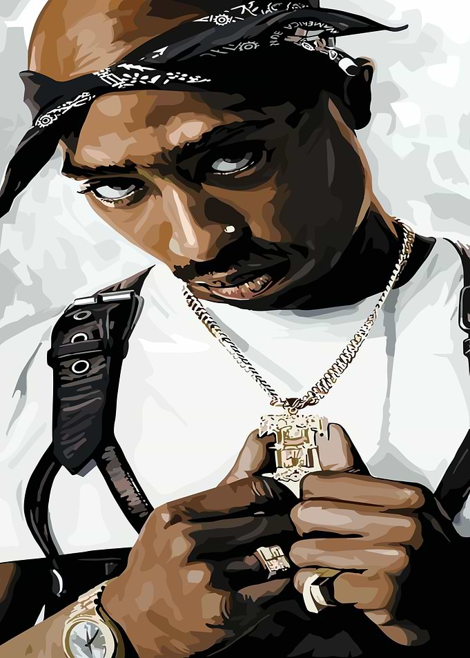 Tupac Shakur Portrait