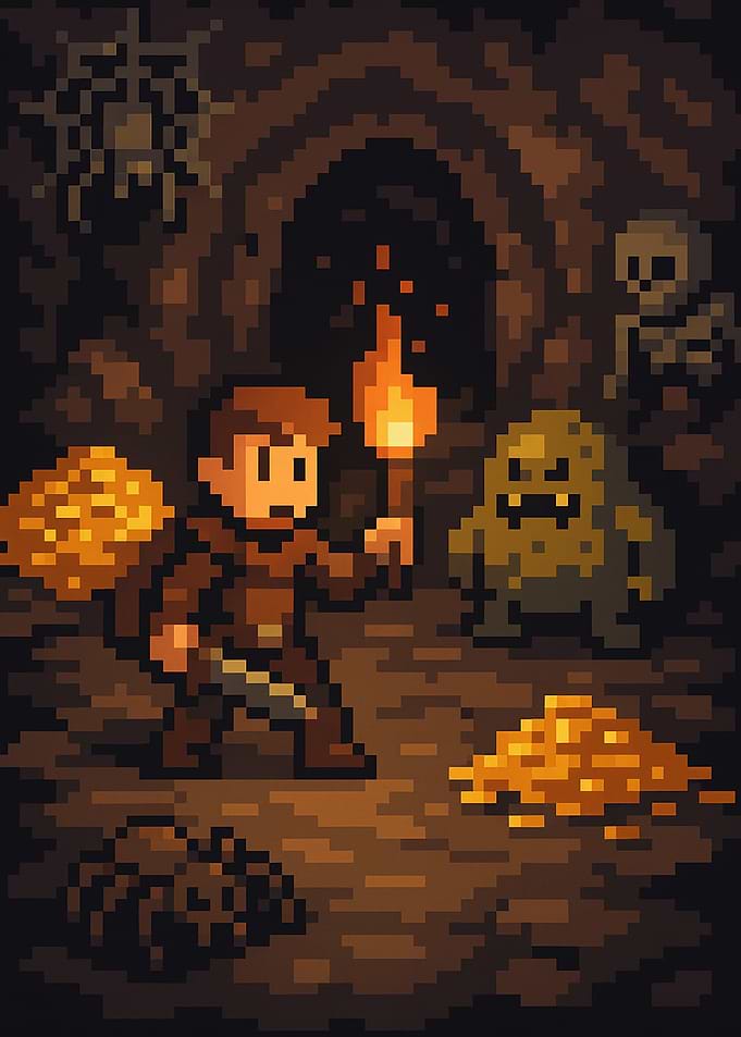 Pixel Art - Dungeon Crawler