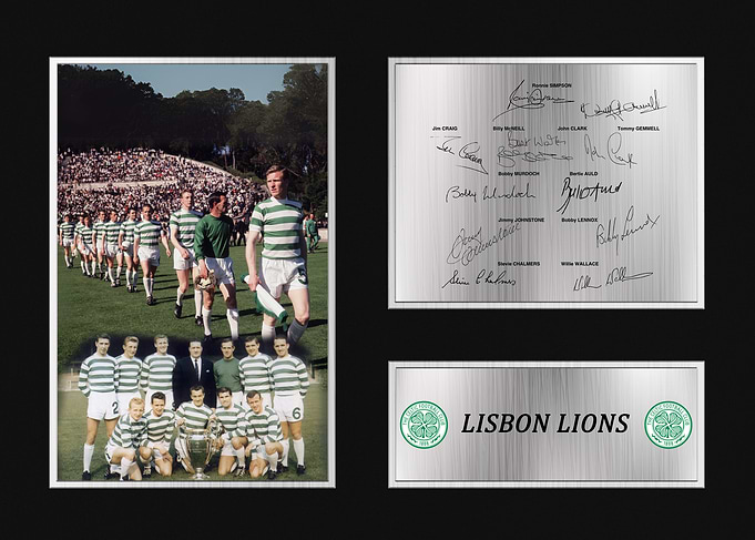 Lisbon Lions Framed Memorabilia