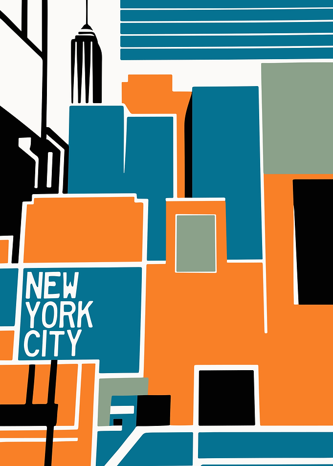 New York City Abstract Art