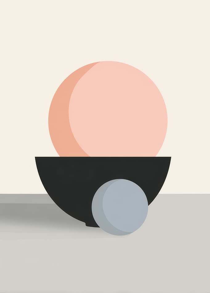 Abstract Still Life with Spheres