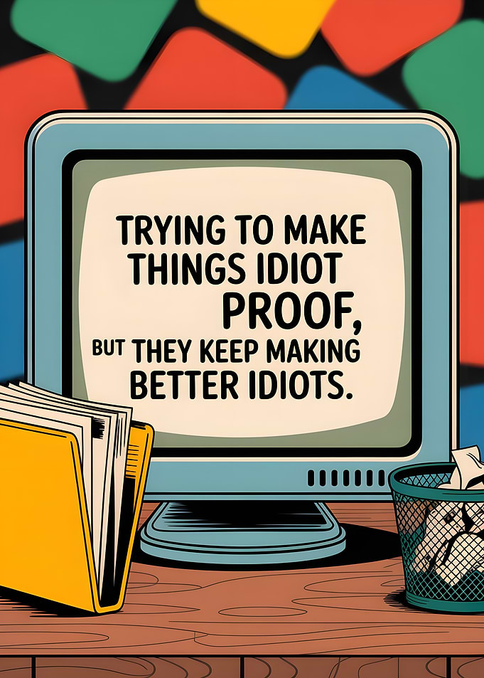 Trying to Make Things Idiot Proof
