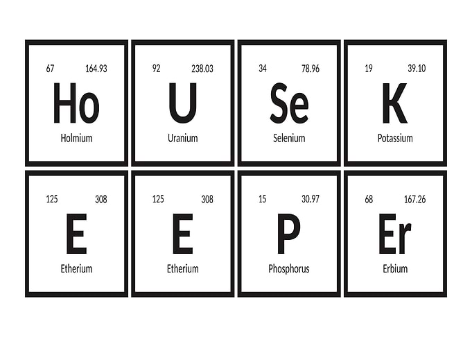 Housekeeper Periodic Table Elements
