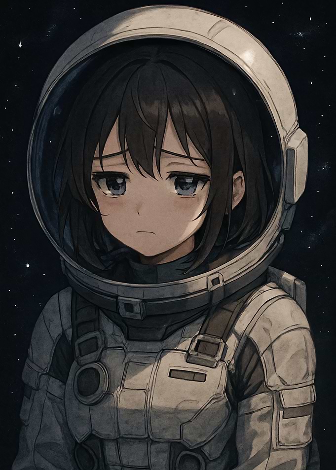 Sad Astronaut Girl