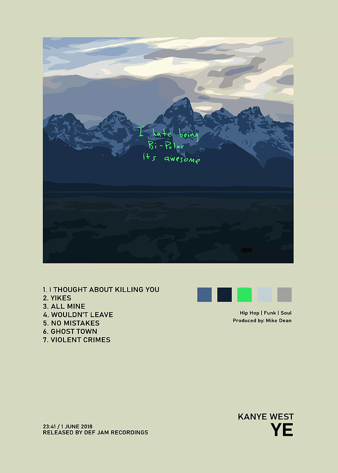Kanye West YE Album Cover Art