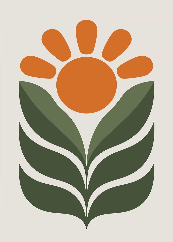 Minimalist Flower Art Print