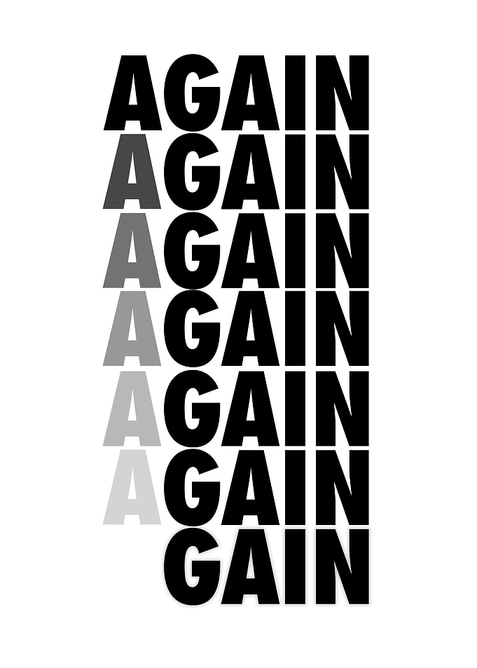 Again Text Art