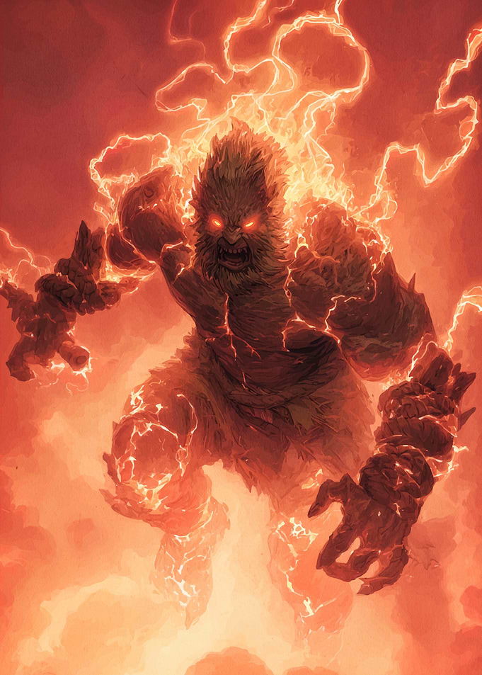 Elemental Fire Monster