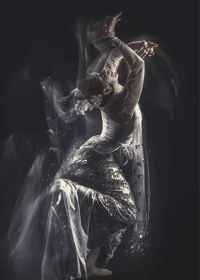 Mystical Dancer in Motion