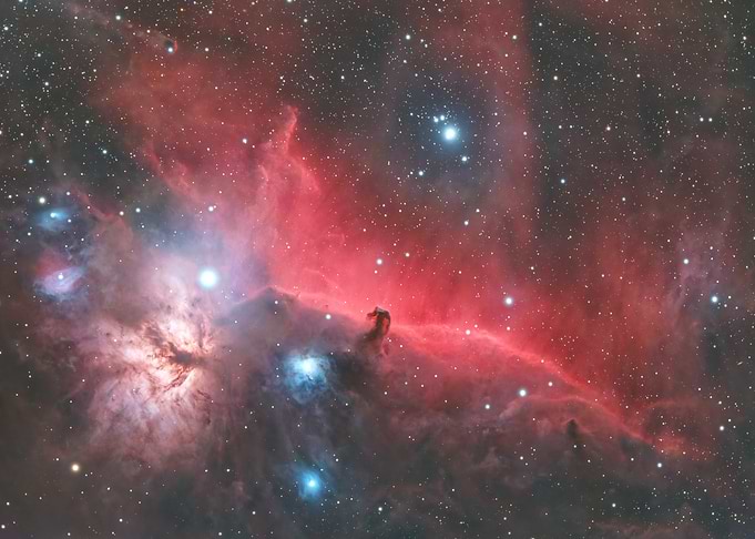 The horsehead & the flame