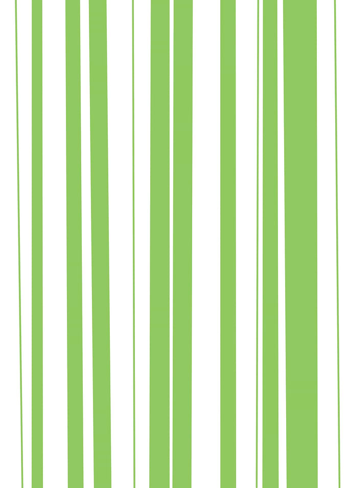 Green and White Vertical Stripes