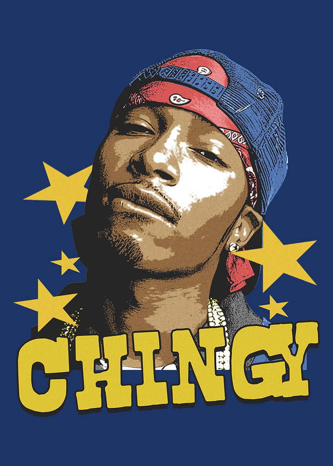 Chingy Portrait with Stars