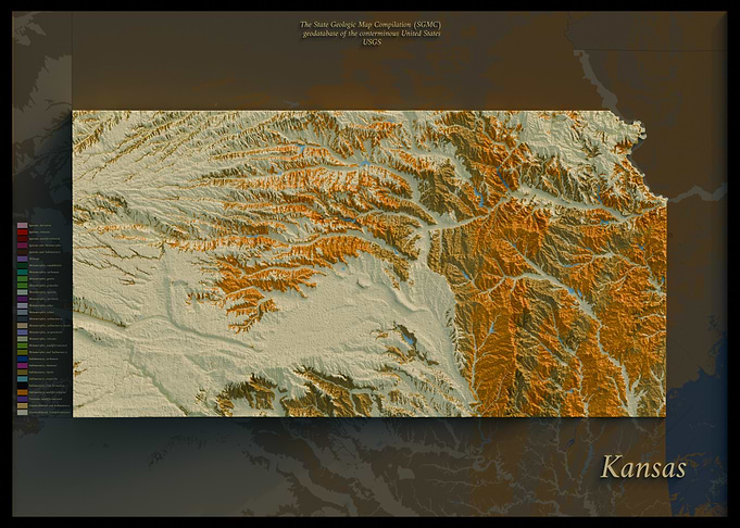 Kansas Geological Map