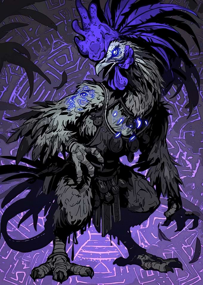 Anthropomorphic Rooster Animal