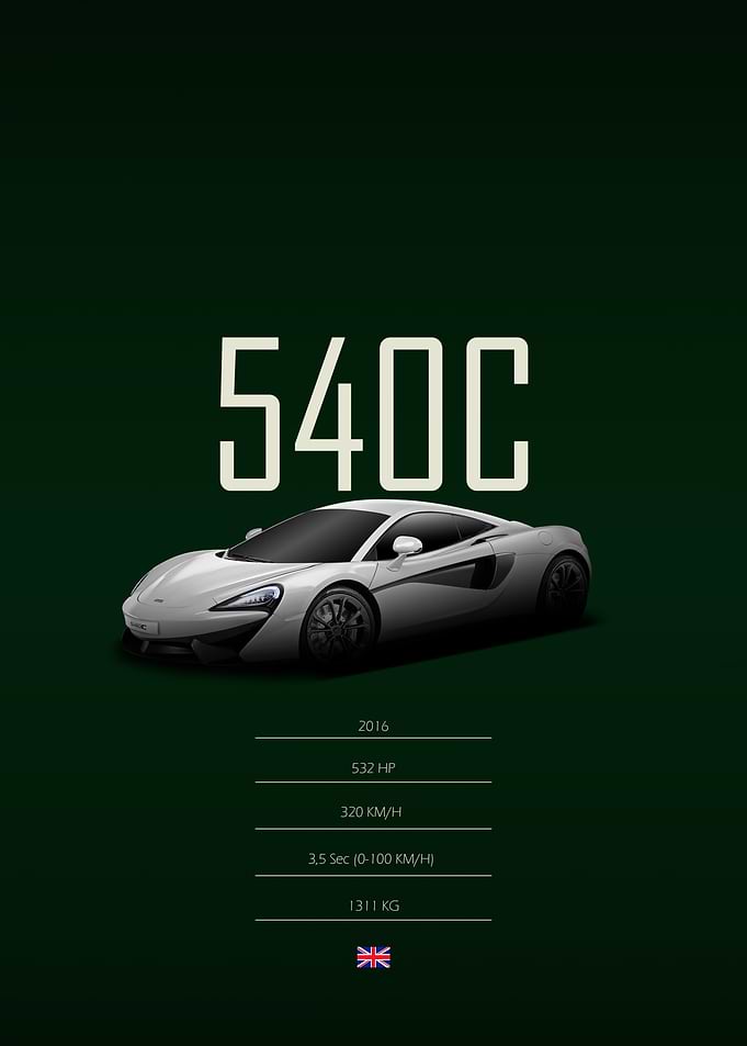 2016 McLaren 540C.
