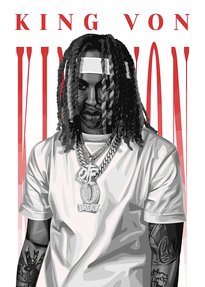 King Von Portrait