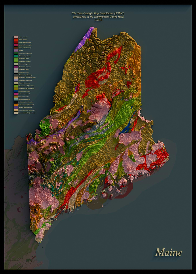 Maine Geologic Map