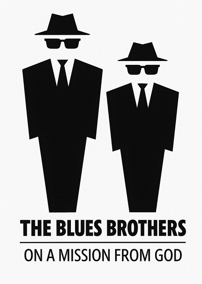 The Blues Brothers Minimalist Poster