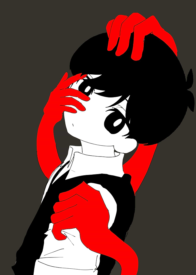 Monochrome Omori Character