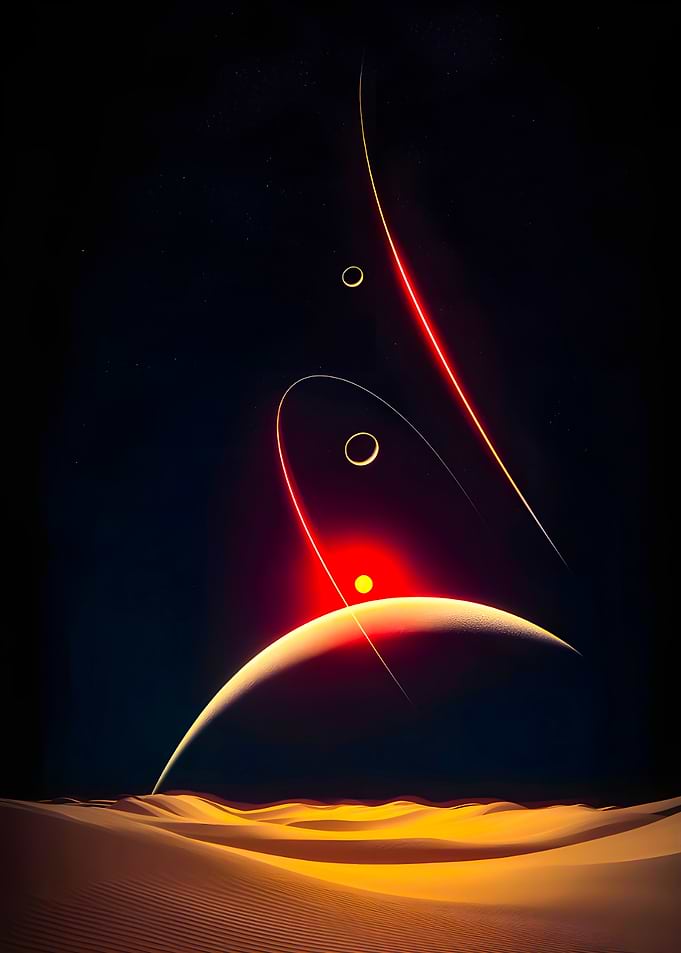 Surreal Desert Planetscape