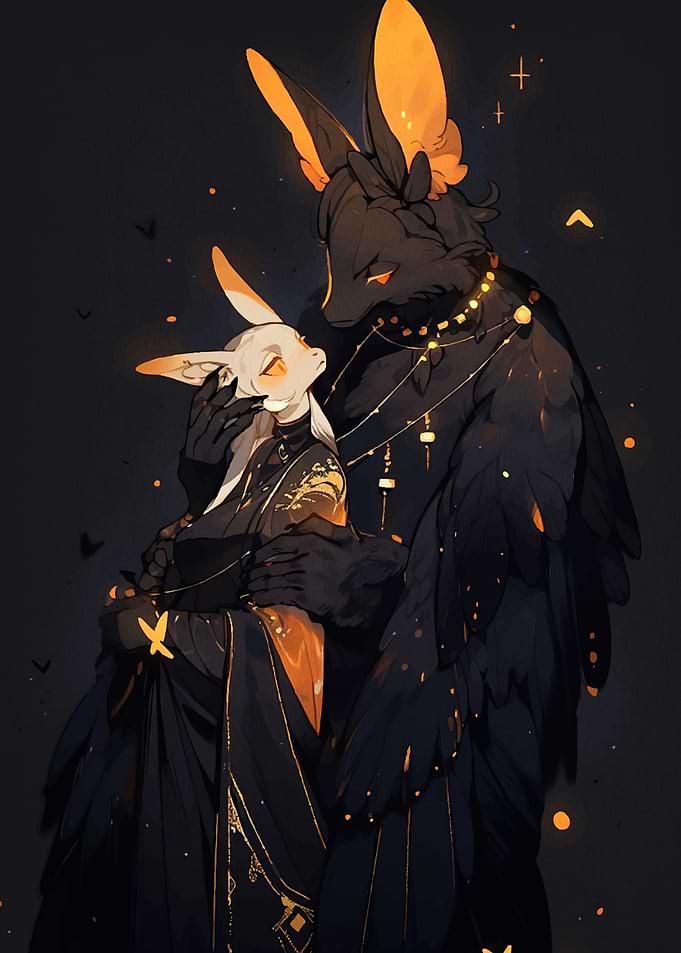 Rabbit Wolf Anthropomorphic