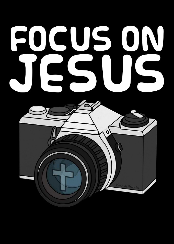 Focus on Jesus, Retro Camera, Christian Photographer