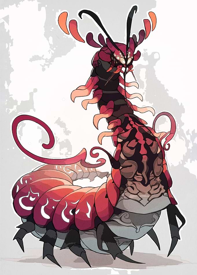 Fantasy Centipede Monster
