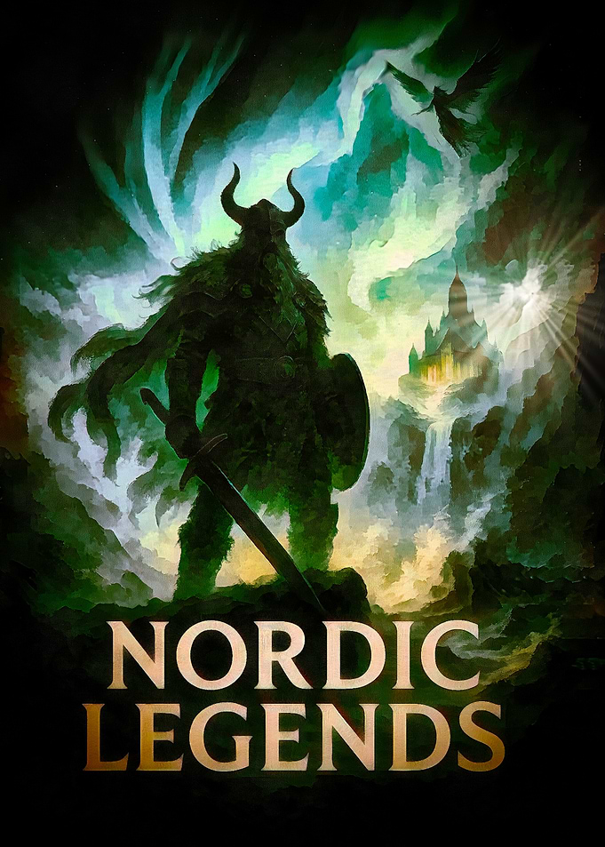 Nordic Legends Viking Warrior Artwork
