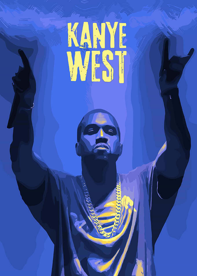 Kanye West Illustration