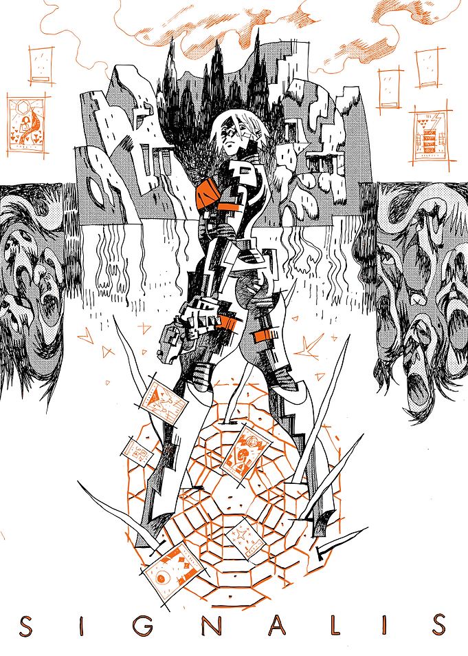 SIGNALIS Game Illustration