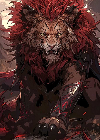 Armored Lion Warrior