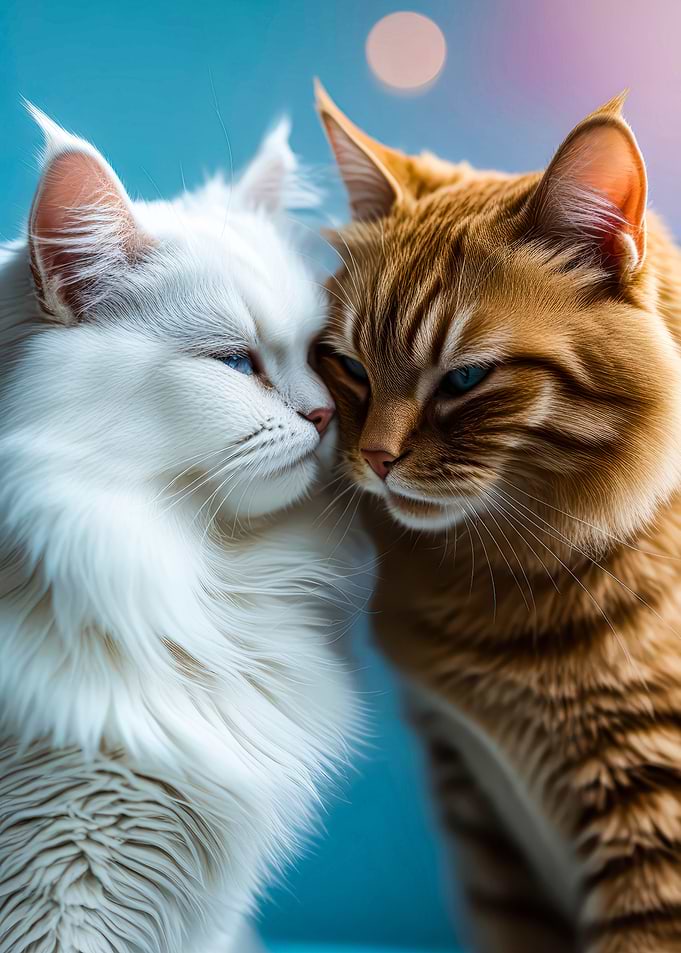 Two Cats in Love