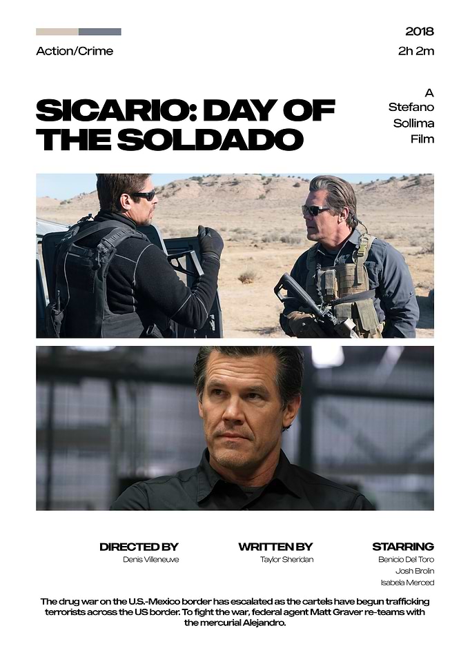 Sicario: Day of the Soldado Movie Poster