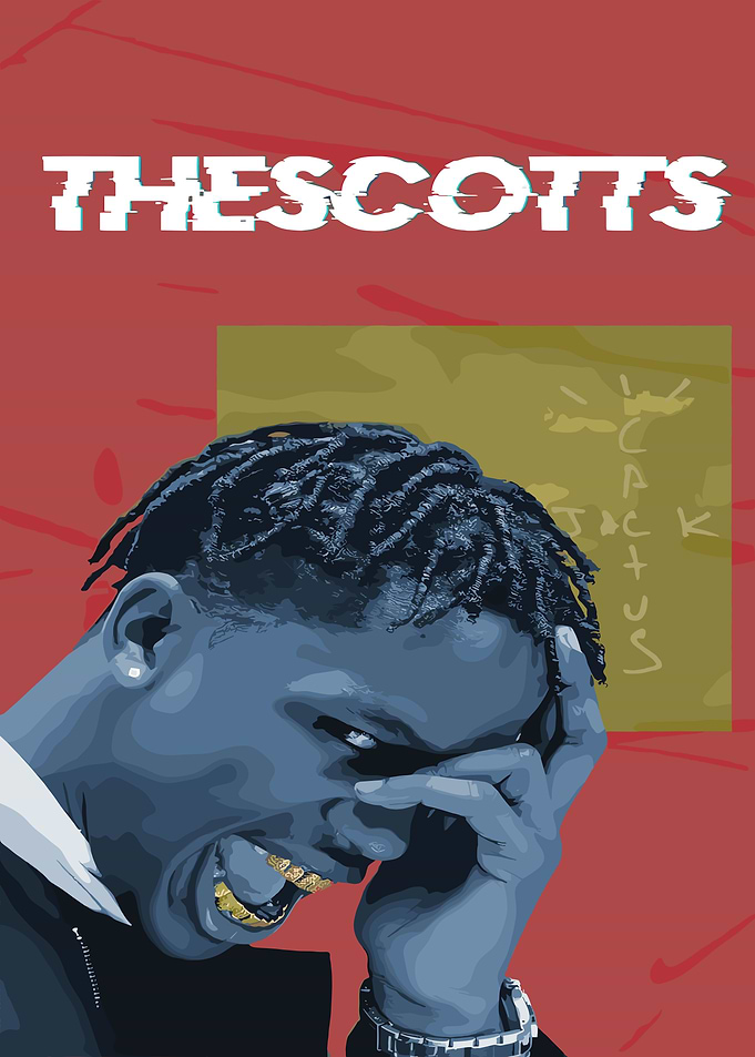 The Scotts - Travis Scott Portrait