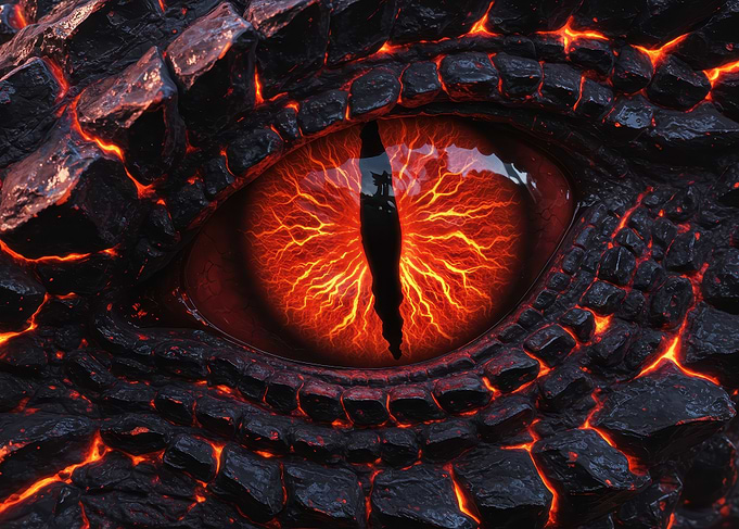 Dragon Eye Close-Up