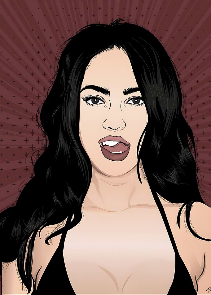 Megan fox illustration